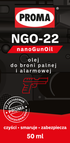 Olej do konserwacji broni nanoGunOil - płyn 50ml
